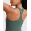 imageCRZ YOGA Butterluxe Racerback Workout Tank Tops for Women Sleeveless Camisole Gym Athletic Yoga ShirtsDark Forest Green