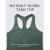 imageCRZ YOGA Butterluxe Racerback Workout Tank Tops for Women Sleeveless Camisole Gym Athletic Yoga ShirtsDark Forest Green