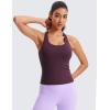 imageCRZ YOGA Butterluxe Racerback Workout Tank Tops for Women Sleeveless Camisole Gym Athletic Yoga ShirtsDeep Purple
