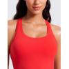 imageCRZ YOGA Butterluxe Racerback Workout Tank Tops for Women Sleeveless Camisole Gym Athletic Yoga ShirtsDeep Red