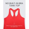 imageCRZ YOGA Butterluxe Racerback Workout Tank Tops for Women Sleeveless Camisole Gym Athletic Yoga ShirtsDeep Red