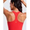 imageCRZ YOGA Butterluxe Racerback Workout Tank Tops for Women Sleeveless Camisole Gym Athletic Yoga ShirtsDeep Red