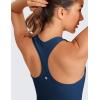 imageCRZ YOGA Butterluxe Racerback Workout Tank Tops for Women Sleeveless Camisole Gym Athletic Yoga ShirtsFrench Navy