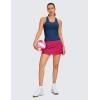 imageCRZ YOGA Butterluxe Racerback Workout Tank Tops for Women Sleeveless Camisole Gym Athletic Yoga ShirtsFrench Navy