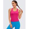 imageCRZ YOGA Butterluxe Racerback Workout Tank Tops for Women Sleeveless Camisole Gym Athletic Yoga ShirtsGranita Pink