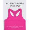 imageCRZ YOGA Butterluxe Racerback Workout Tank Tops for Women Sleeveless Camisole Gym Athletic Yoga ShirtsHibiscus Purple