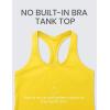 imageCRZ YOGA Butterluxe Racerback Workout Tank Tops for Women Sleeveless Camisole Gym Athletic Yoga ShirtsHigh Visibility Yellow