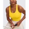 imageCRZ YOGA Butterluxe Racerback Workout Tank Tops for Women Sleeveless Camisole Gym Athletic Yoga ShirtsHigh Visibility Yellow