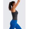 imageCRZ YOGA Butterluxe Racerback Workout Tank Tops for Women Sleeveless Camisole Gym Athletic Yoga ShirtsMysterious Grey