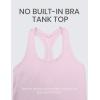 imageCRZ YOGA Butterluxe Racerback Workout Tank Tops for Women Sleeveless Camisole Gym Athletic Yoga ShirtsPink Peony