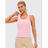 imageCRZ YOGA Butterluxe Racerback Workout Tank Tops for Women Sleeveless Camisole Gym Athletic Yoga ShirtsPink Peony