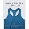 imageCRZ YOGA Butterluxe Racerback Workout Tank Tops for Women Sleeveless Camisole Gym Athletic Yoga ShirtsSupersonic Blue