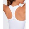 imageCRZ YOGA Butterluxe Racerback Workout Tank Tops for Women Sleeveless Camisole Gym Athletic Yoga ShirtsWhite