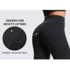 imageCRZ YOGA Womens Butterlift Hidden Scrunch Butt Flare Leggings 31quot  No Front Seam High Waist Bootcut Yoga Pants Booty CasualBlack