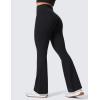 imageCRZ YOGA Womens Butterlift Hidden Scrunch Butt Flare Leggings 31quot  No Front Seam High Waist Bootcut Yoga Pants Booty CasualBlack
