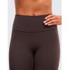 imageCRZ YOGA Womens Butterlift Hidden Scrunch Butt Flare Leggings 31quot  No Front Seam High Waist Bootcut Yoga Pants Booty CasualHot Fudge Brown