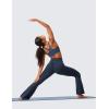 imageCRZ YOGA Womens Butterlift Hidden Scrunch Butt Flare Leggings 31quot  No Front Seam High Waist Bootcut Yoga Pants Booty CasualTwilight Blue