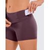 imageCRZ YOGA Womens Naked Feeling Biker Shorts  4 Inches High Waist Yoga Workout Running Gym SpandexArctic Plum