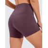 imageCRZ YOGA Womens Naked Feeling Biker Shorts  4 Inches High Waist Yoga Workout Running Gym SpandexArctic Plum
