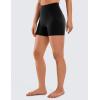imageCRZ YOGA Womens Naked Feeling Biker Shorts  4 Inches High Waist Yoga Workout Running Gym SpandexBlack