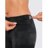 imageCRZ YOGA Womens Naked Feeling Biker Shorts  4 Inches High Waist Yoga Workout Running Gym SpandexBlack Tie Dye Flowers