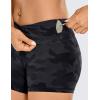 imageCRZ YOGA Womens Naked Feeling Biker Shorts  4 Inches High Waist Yoga Workout Running Gym SpandexDark Grey Camouflage