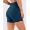 imageCRZ YOGA Womens Naked Feeling Biker Shorts  4 Inches High Waist Yoga Workout Running Gym SpandexFrench Navy
