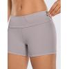 imageCRZ YOGA Womens Naked Feeling Biker Shorts  4 Inches High Waist Yoga Workout Running Gym SpandexLunar Rock