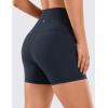 imageCRZ YOGA Womens Naked Feeling Biker Shorts  4 Inches High Waist Yoga Workout Running Gym SpandexNavy