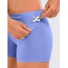 imageCRZ YOGA Womens Naked Feeling Biker Shorts  4 Inches High Waist Yoga Workout Running Gym SpandexPeriwinkle Purple