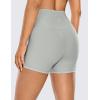 imageCRZ YOGA Womens Naked Feeling Biker Shorts  4 Inches High Waist Yoga Workout Running Gym SpandexSterling