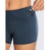imageCRZ YOGA Womens Naked Feeling Biker Shorts  4 Inches High Waist Yoga Workout Running Gym SpandexTrue Navy