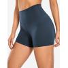 imageCRZ YOGA Womens Naked Feeling Biker Shorts  4 Inches High Waist Yoga Workout Running Gym SpandexTrue Navy