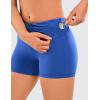 imageCRZ YOGA Womens Naked Feeling Biker Shorts  4 Inches High Waist Yoga Workout Running Gym SpandexWaves Blue