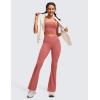 imageCRZ YOGA High Waist Crossover Flare Leggings for Women 31quot  Bootcut Bell Bottoms V Cross Yoga PantsBriar Rose