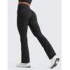 imageCRZ YOGA Womens Butterluxe High Waist Flare Pants 29quot  305quot  32quot  335quot  Yoga Bootcut Wide Leg with Pocket LoungeBlack