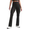 imageCRZ YOGA Womens Butterluxe High Waist Flare Pants 29quot  305quot  32quot  335quot  Yoga Bootcut Wide Leg with Pocket LoungeBlack
