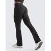 imageCRZ YOGA Womens Butterluxe High Waist Flare Pants 29quot  305quot  32quot  335quot  Yoga Bootcut Wide Leg with Pocket LoungeBlack