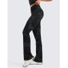 imageCRZ YOGA Womens Butterluxe High Waist Flare Pants 29quot  305quot  32quot  335quot  Yoga Bootcut Wide Leg with Pocket LoungeBlack Tie Dye Flowers