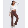 imageCRZ YOGA Womens Butterluxe High Waist Flare Pants 29quot  305quot  32quot  335quot  Yoga Bootcut Wide Leg with Pocket LoungeCoffee Brown