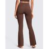 imageCRZ YOGA Womens Butterluxe High Waist Flare Pants 29quot  305quot  32quot  335quot  Yoga Bootcut Wide Leg with Pocket LoungeCoffee Brown