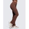 imageCRZ YOGA Womens Butterluxe High Waist Flare Pants 29quot  305quot  32quot  335quot  Yoga Bootcut Wide Leg with Pocket LoungeCoffee Brown