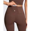 imageCRZ YOGA Womens Butterluxe High Waist Flare Pants 29quot  305quot  32quot  335quot  Yoga Bootcut Wide Leg with Pocket LoungeCoffee Brown