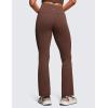 imageCRZ YOGA Womens Butterluxe High Waist Flare Pants 29quot  305quot  32quot  335quot  Yoga Bootcut Wide Leg with Pocket LoungeCoffee Brown