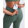 imageCRZ YOGA Womens Butterluxe High Waist Flare Pants 29quot  305quot  32quot  335quot  Yoga Bootcut Wide Leg with Pocket LoungeDark Forest Green