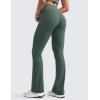imageCRZ YOGA Womens Butterluxe High Waist Flare Pants 29quot  305quot  32quot  335quot  Yoga Bootcut Wide Leg with Pocket LoungeDark Forest Green