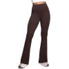imageCRZ YOGA Womens Butterluxe High Waist Flare Pants 29quot  305quot  32quot  335quot  Yoga Bootcut Wide Leg with Pocket LoungeHot Fudge Brown