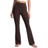 imageCRZ YOGA Womens Butterluxe High Waist Flare Pants 29quot  305quot  32quot  335quot  Yoga Bootcut Wide Leg with Pocket LoungeHot Fudge Brown