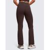 imageCRZ YOGA Womens Butterluxe High Waist Flare Pants 29quot  305quot  32quot  335quot  Yoga Bootcut Wide Leg with Pocket LoungeHot Fudge Brown
