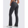 imageCRZ YOGA Womens Butterluxe High Waist Flare Pants 29quot  305quot  32quot  335quot  Yoga Bootcut Wide Leg with Pocket LoungeMysterious Grey